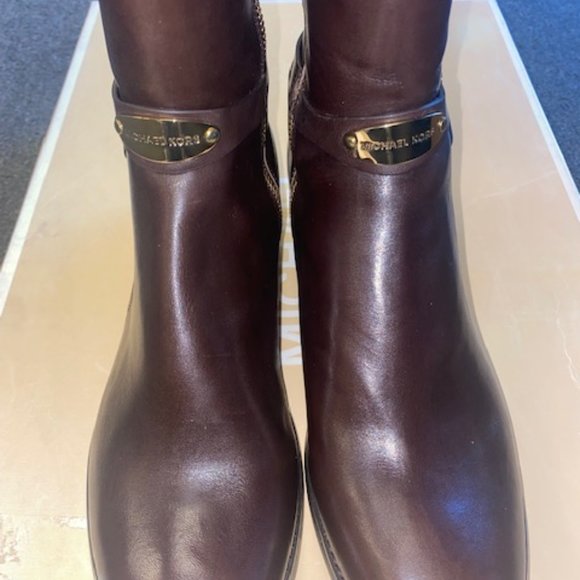 Michael Kors Arley Riding Dark Chocolate Wide Calf Boot US Size 11 - Picture 3 of 9